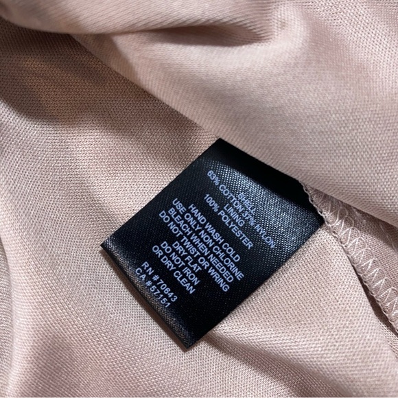 Jessica Howard Mini Ivory Dress Woman’s 6 Lace overlay half sleeves crew neck - Picture 9 of 11